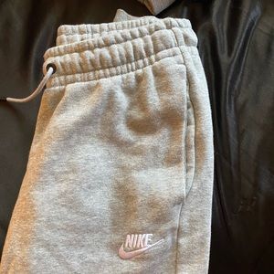 Grey Nike joggers